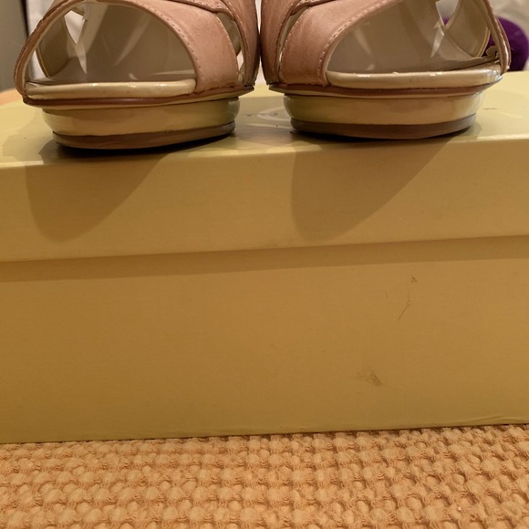🔥Max Studio Peep ToeHighHeel Shoe Beige Sz9 NWOT CLEAN NEVER WORN! Narrow! - Picture 6 of 10